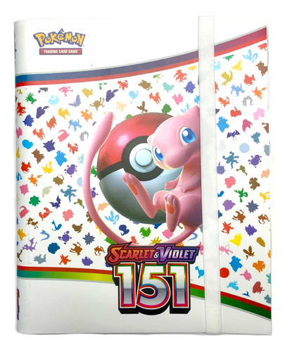 Binder Pokémon 151 Mew Original Carpeta Cartas Nintendo 2023
