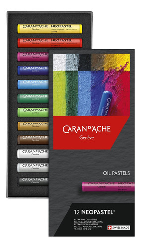Caran D'ache - Neopastel Artist Oil Pastels - Juego De 12 (7