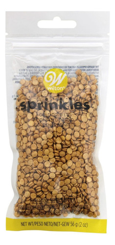 Sprinkles - Confetti Dorado 56grs Wilton