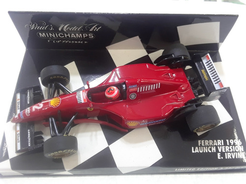 Minichamps F1 Irvine Ferrari 96-98 Presentación Escala 1:43