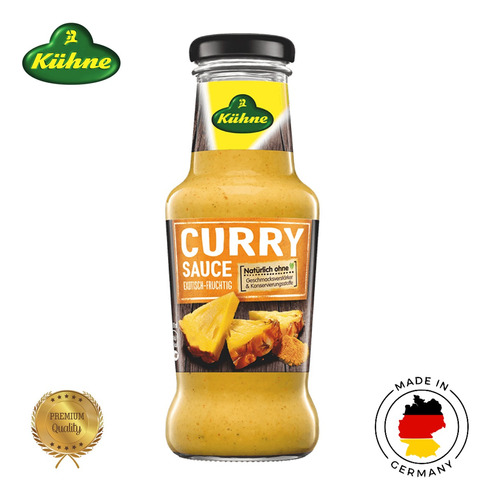 Curry Kuhne Salsa Gourmet Exotica 250ml Importada Alemania