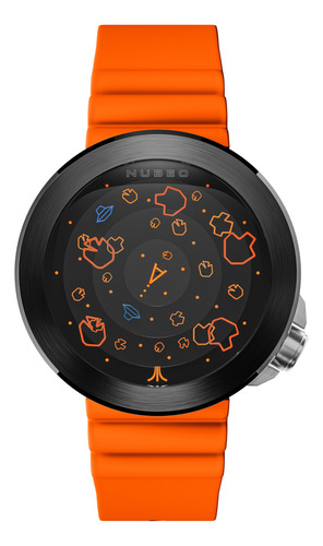 Reloj Hombre Nubeo Plasma Nb-6111-04 Edición Limitada Correa Plasma Pumpkin