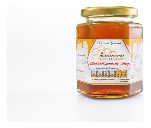 Miel De Abeja Mexican Honey & Bee Company 350 Gr