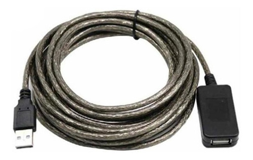 Cable Alargador Extensor Usb Activo 10 Metros Color Negro