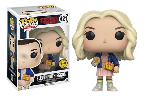 Funko Pop Eleven With Eggos Chase 421 Stranger Things