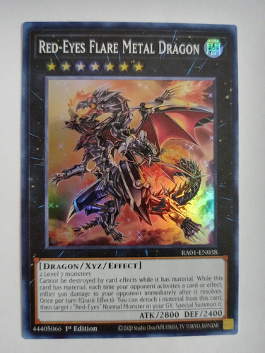 Red-eyes Flare Metal Dragon - Super Rare    Ra01