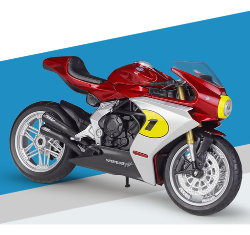 2023 Mv Agusta F3 Rr Blanco Miniatura Metal Moto 1/12 [u]