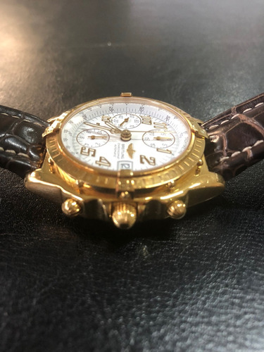 Breitling Chronomat Em Ouro 18k, Impecável