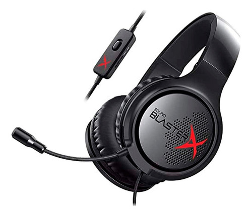 Fone Headset Gamer Creative Sound Blaster X H3 3,5mm Preto