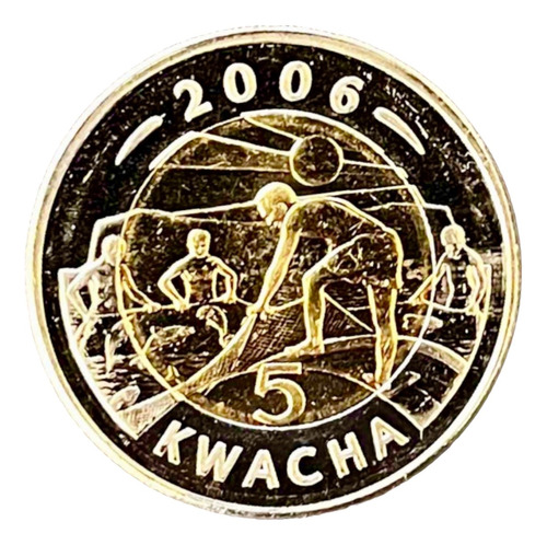 Malawi - 5 Kwacha - Año 2006 - Km #57 - Pescadores - Bimetal