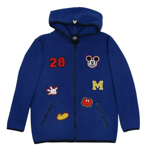 Campera Abrigo Polar Para Niño Mickey