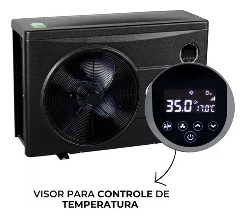 Trocador De Calor Aquecedor Piscina Gre 8 Inverter 30mil
