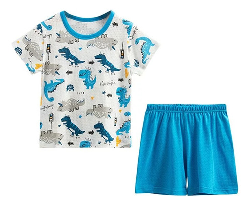 Pijama Manga Corta Y Short De Verano Unisex Para Niños