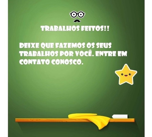 Imagem 1 de 1 de Trabalhos (exercícios) Feitos
