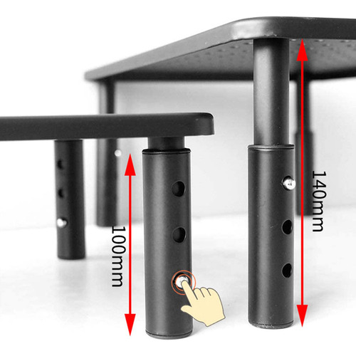 Elevador De Soporte De Con Soporte De Metal De Ventilada