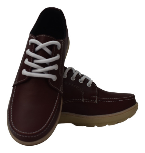 Zapato Colegial Vinotinto Fasucol Theo