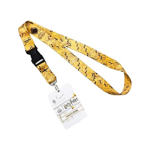 Lanyard Llavero Cinta Harry Potter Mapa Del Merodeador 