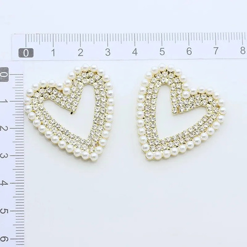 Pendientes Colgantes Con Diamantes De Imitación En Forma De