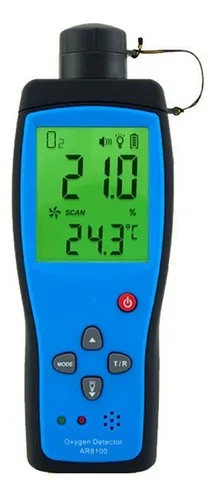 comprar Detectores De Oxígeno De Mano Analizador De Gas O2 Probador De Medición De Concentración De O2 Rango 0 ~ 30% Ar8100 Con