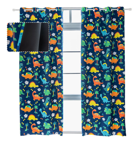 Stiio Cortinas Infantiles Para Dormitorio, 2 Paneles, Cortin