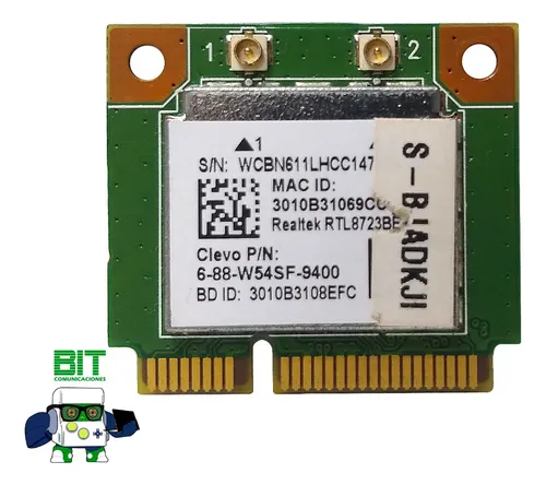 Placa Wifi Notebook Anatel Realtek Rtl8723be (Usado)
