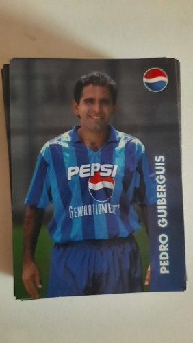 Tarjeta Coleccionable Pepsi Fútbol Pedro Guiberguis