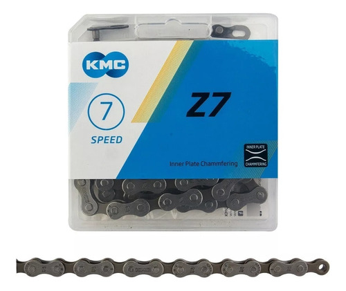 Cadena Bicicleta Kmc Z7 Para 6/7/8 Velocidades