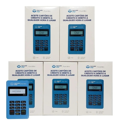 Imagem 5 de 5 de 10 Maquinas De Cartão Point Mini D-150 - Atacado Revenda