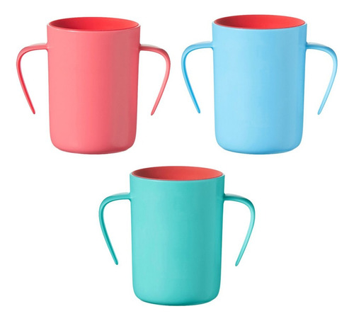 Vaso para bebés antiderrame Tommee Tippee TT 360 HANDLED CUP UK AR de TT 360 HANDLED CUP UK AR color blanco de 200mL