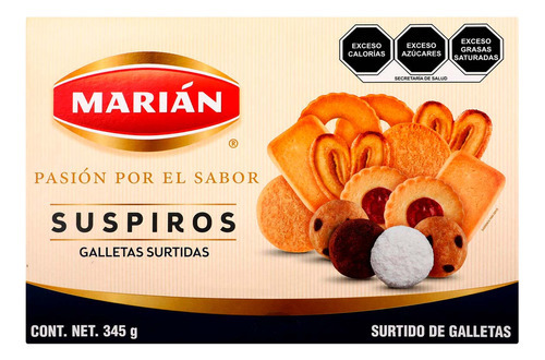 Galletas Marian Surtido Suspiros 345g