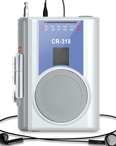 Reproductor Grabador Cassette Audio Radio Am/fm 