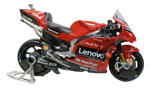 Ducati Gp #43 Jack Miller, Escala 1/18, 12cms Largo, Maisto.