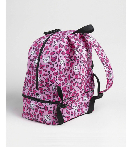 Mochila Natación Arena Friends Rosa Pileta Niña Infantil Jr Color Rosa/fucsia Diseño De La Tela Estampada