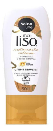 Creme Leave-in Meu Liso Restauração Intensa 200ml Salon Line