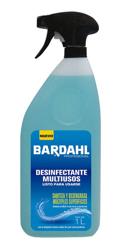 Desinfectante Limpiador Multiusos Desengrasante 1l Bardahl