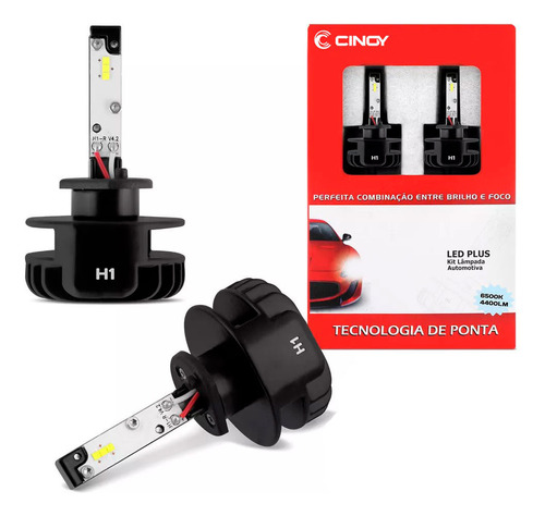 Kit Lâmpada Super Led Cinoy H1 32w 6500k 12v 24v