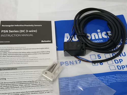 Sensor Inductivo Psn17-8dn, Npn/no, 24vdc, Autonics.