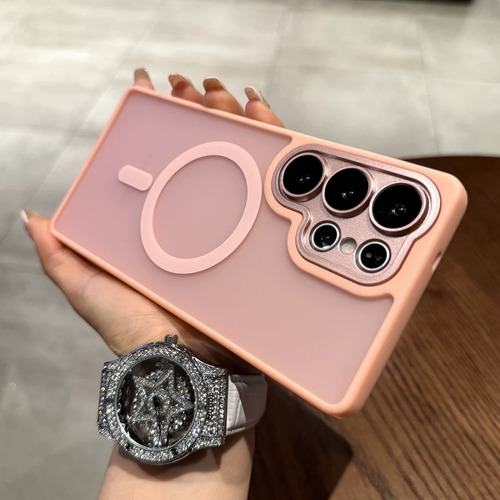 Carcasa Magnética De Carga Inalámbrica Para Samsung Galaxy A56 A55 A36 A26 A16 A06 A05 A15 A35 5g Funda Rígida Mate A Prueba De Golpes
