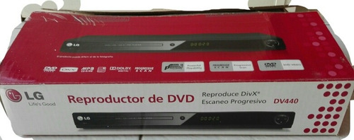 Reproductos Dvd LG Dv 440 - Con Caja Ctrl Remoto-usado- Leer