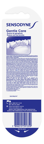 Cepillo Sensodyne Cuidado Delicado Suave 2 Unidades Blanco