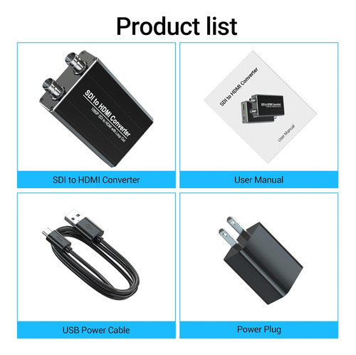 Conversor Sdi A Hdmi Con Salida De Bucle Sdi Para...