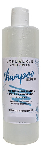 Shampoo Ph Neutro Anti Residuos Sin Sal 500ml