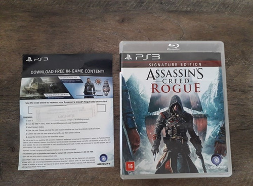 ( Frete R$ 9.90 ) Assassins Creed Rogue Português Ps3
