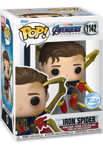 Funko Pop #1142 Avengers Endgame - Iron Spider Sin Máscara