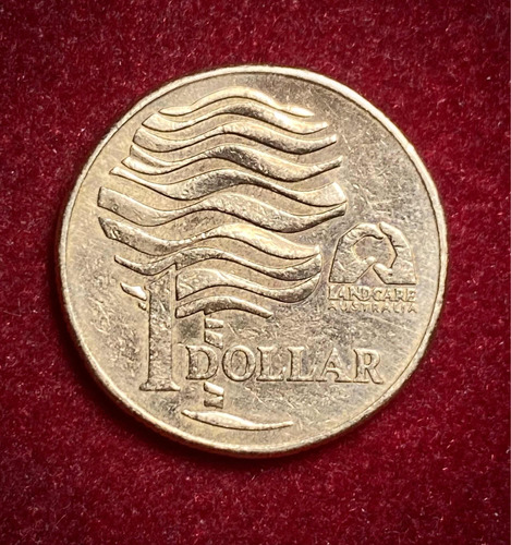 Moneda 1 Dólar Australia 1993 Km 208 Elizabeth 2 Landcare