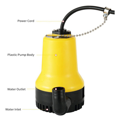 Água Submersível De Bomba De Esgoto, Água Elétrica Portátil