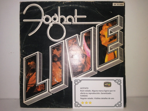 Foghat Lp Live