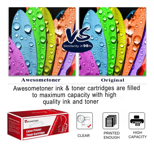 Awesometoner - Cartucho De Repuesto Para Brother Dr400 Hl-12