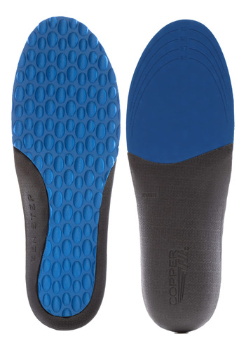 Copper Fit Plantilla Zen Step Comfort Para Hombre, Talla 8-1