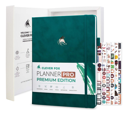 Clever Fox Planner Pro Premium Edition - Agenda Semanal Y Me